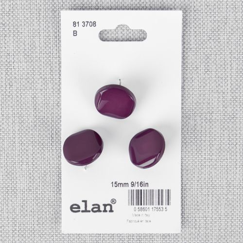 BOUTON ELAN 813708B - 15MM TIGE MAUVE - ENS3