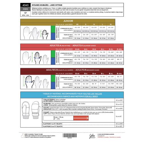 JALIE 4343 - MITAINES ISOLÉES MIMI