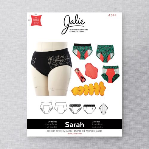 JALIE 4344 - CULOTTE MENSTRUELLE ET SERVIETTES RÉUTILISABLES SARAH