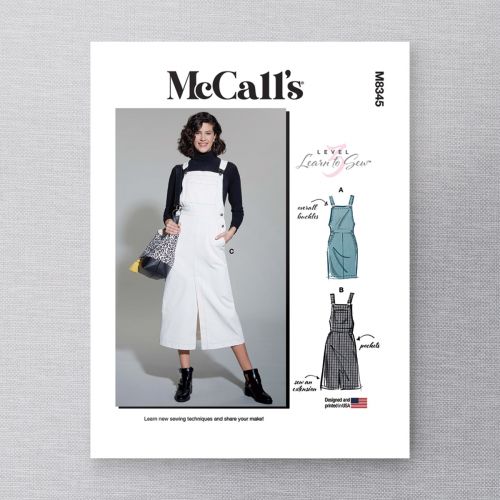 MCCALL'S - M8345 - JUPE-SALOPETTE POUR FEMMES