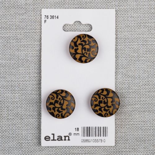 BOUTON ELAN - 18 MM TIGE JAUNE - ENS3