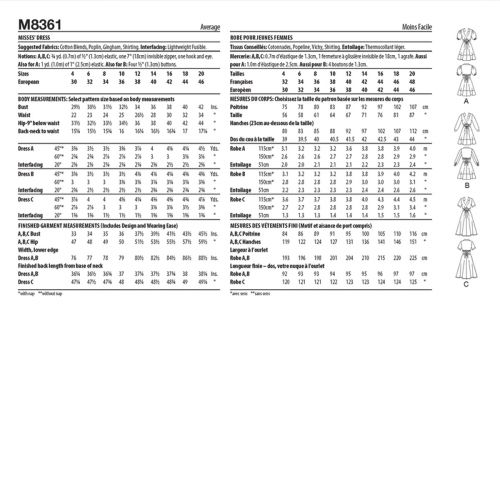 M8361 - ROBE POUR FEMMES