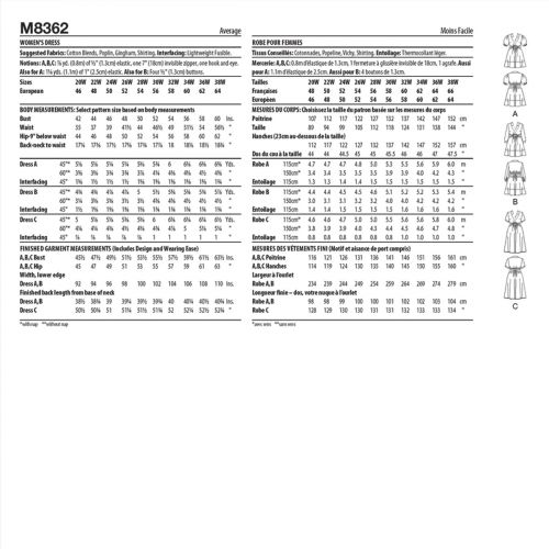 M8362 - ROBE POUR FEMMES