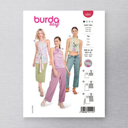 BURDA - 5891 - HAUT POUR FEMMES