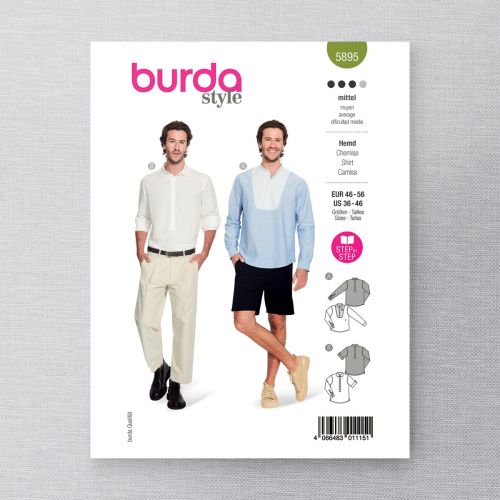 BURDA - 5895 - CHEMISE POUR HOMME