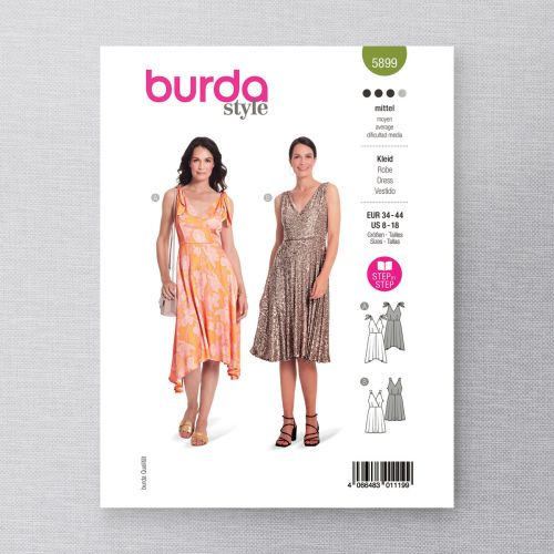 BURDA - 5899 - ROBE POUR FEMMES