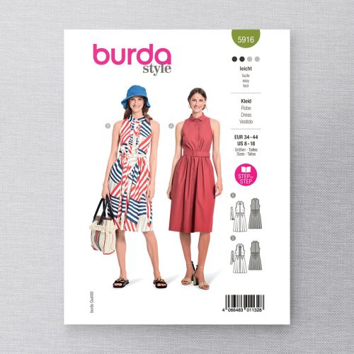 BURDA - 5916 - ROBE POUR FEMMES