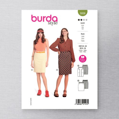 BURDA - 5936 - JUPE POUR FEMMES