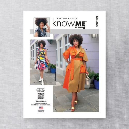 KNOW ME - ME2020 - ROBE ENVELOPPANTE AVEC CEINTURE POUR FEMMES