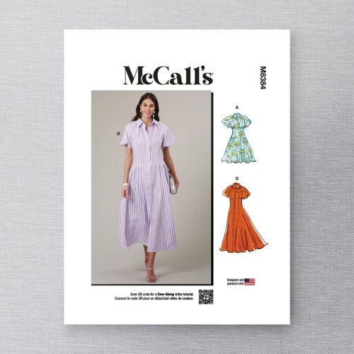 MCCALL'S - M8384 ROBE CHEMISIER POUR FEMMES