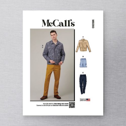 MCCALL'S - M8393 VESTE, SHORT ET PANTALON POUR HOMMES