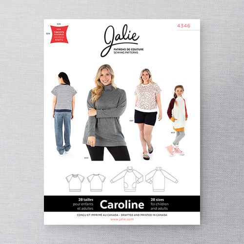 JALIE 4346 - CAROLINE - T-SHIRT ET TUNIQUE À MANCHE RAGLAN 