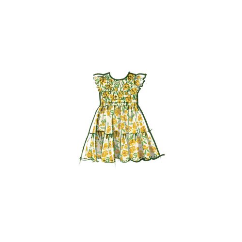 MCCALL'S - M8417 ROBE AVEC VARIATIONS DE MANCHES ET BANDEAU DE TÊTE POUR ENFANTS