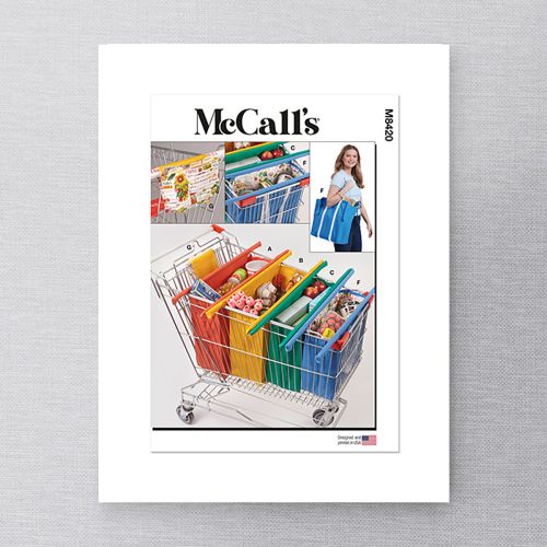 MCCALL'S - M8420  SACS POUR CADDIE ET POCHETTE À COUPONS