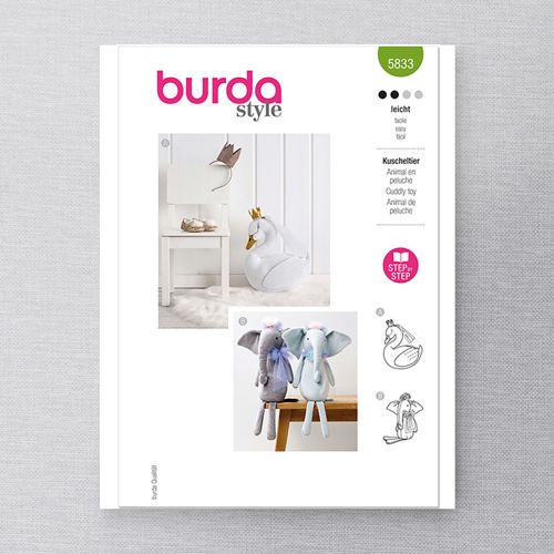 BURDA - 5833 - ANIMAL EN PELUCHE