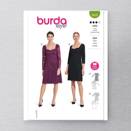 BURDA - 5835 - ROBE POUR FEMMES