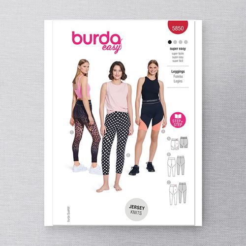 BURDA - 5850 - LEGGINGS POUR FEMMES