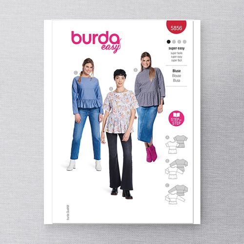 BURDA - 5856 - BLOUSE POUR FEMMES