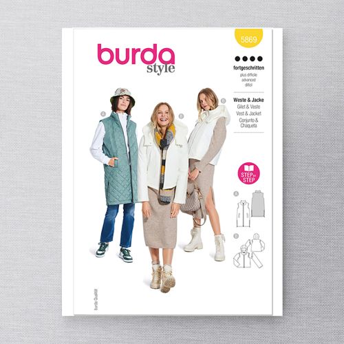 BURDA - 5869 - GILET & VESTE POUR FEMMES