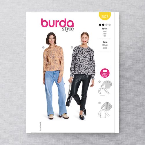 BURDA - 5878 - BLOUSE POUR FEMMES