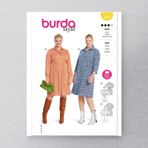 BURDA - 5882 - ROBE POUR FEMMES