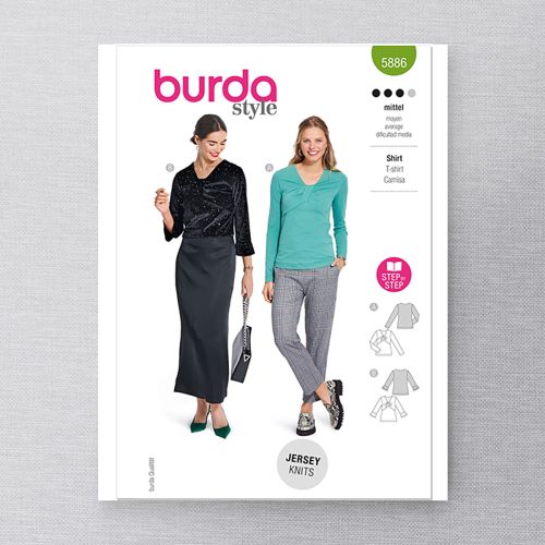 BURDA - 5886 - CHANDAIL POUR FEMMES