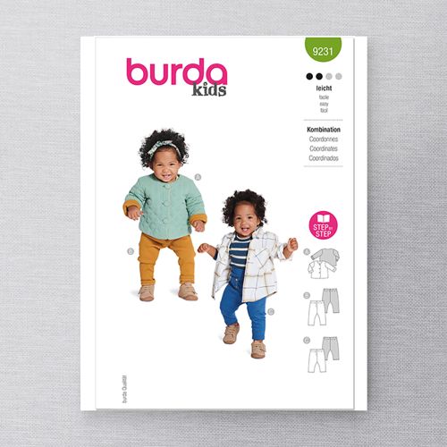 BURDA - 9231 - ENSEMBLES POUR BÉBÉS