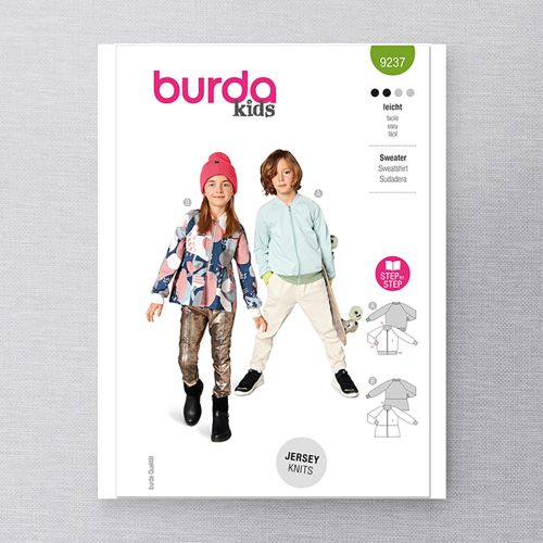 BURDA - 9237 - SWEATSHIRTS POUR ENFANTS