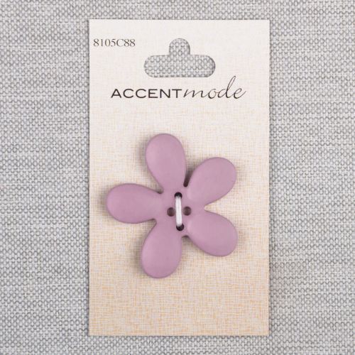 BOUTON MARGUERITE - MAUVE 