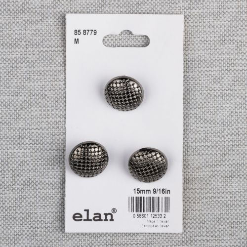 BOUTON ELAN - 15 MM TIGE GRIS - ENS3