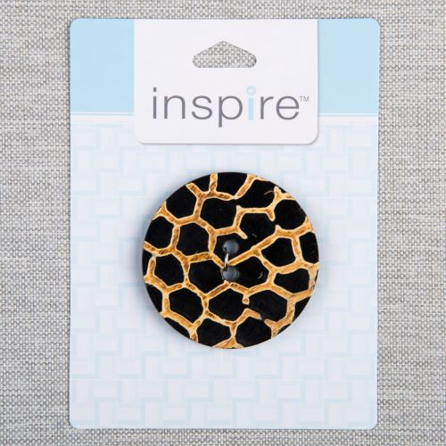 BOUTON INSPIRE - 50 MM 2 TROUS CORNE - ENS1