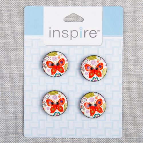 BOUTON INSPIRE - 23 MM 2 TROUS NOIX DE COCO - ENS4