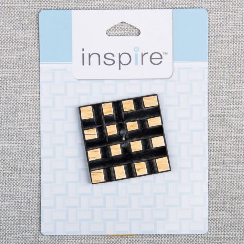 BOUTON INSPIRE - 56 MM 2 TROUS CORNE - ENS1