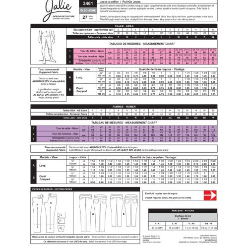 JALIE 3461 - JEAN A ENFILER ELEONORE