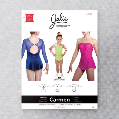 JALIE 3465 - ROBE DE PATINAGE CARMEN