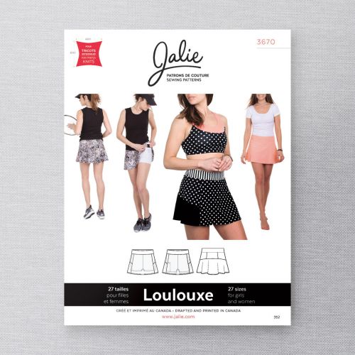 JALIE 3670 - JUPE AVEC SHORT INTÉGRÉ LOULOUXE