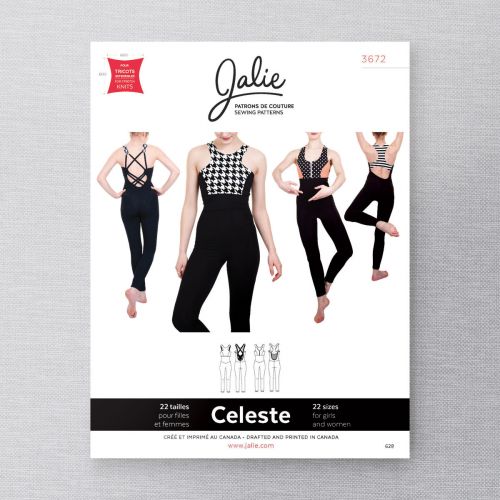 JALIE 3672 - UNITARDS À DOS OUVERT CELESTE